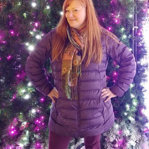 Finding the Purple Lights during Enchant Christmas at T-Mobile Park in Seattle, Wash. • Andi Lucas, Hummingbird Marketing Services