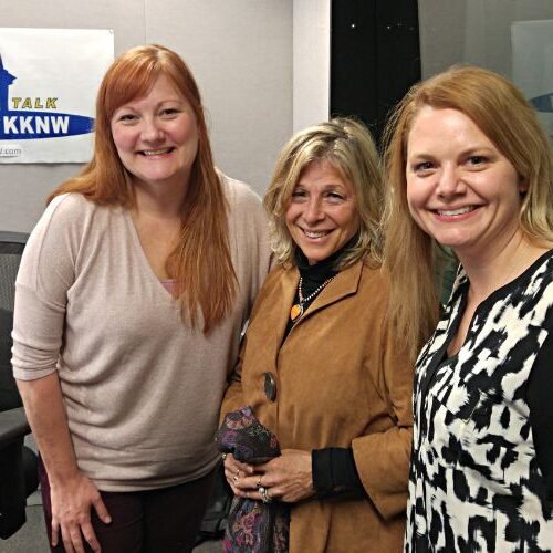 With Dr. Pepper Schwartz of "Married at First Sight" Fame and Laura Richer of Anchor Light Therapy Collective at 1150 AM KKNW in Seattle, Wash. • Andi Lucas, Hummingbird Marketing Services