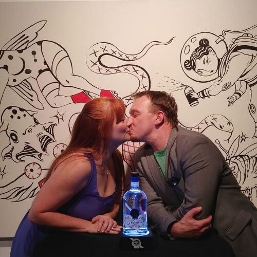 Sneaking a Kiss with Zach in Seattle, Wash. • Andi Lucas, Hummingbird Marketing Services
