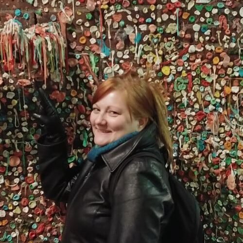 Keeping the Gloves on at The Gum Wall in Seattle's Iconic Post Alley • Andi Lucas, Hummingbird Marketing Services