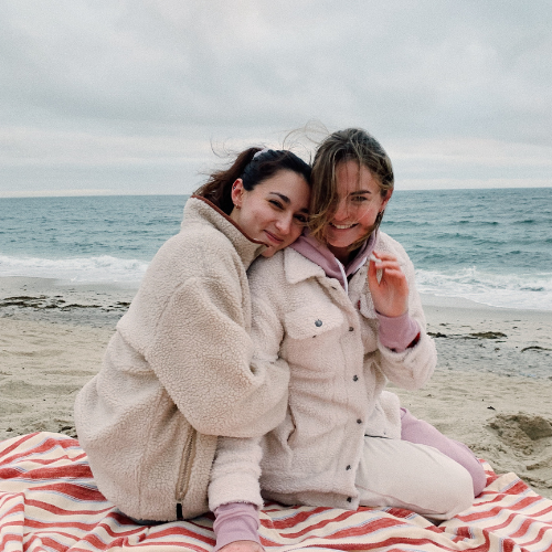 January Beach Day on Cape Cod, Mass. / Proof of how much I love the being by the waves. • Julia Giordano, Hummingbird Marketing Services