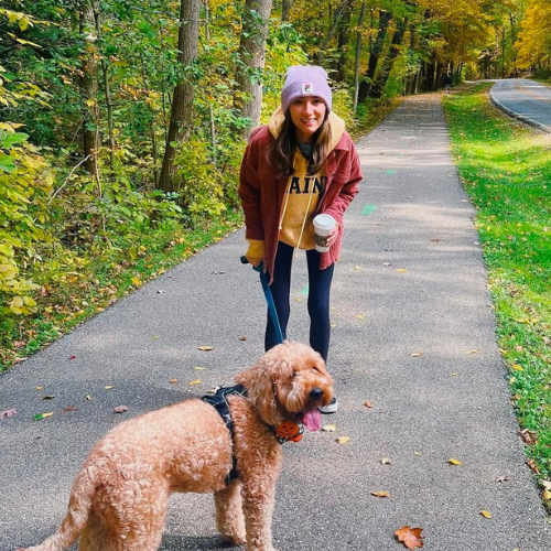 Visiting home in Ohio means seeing my family's dog, Jax, and of course a journey through the Cuyahoga Valley Metroparks • Julia Giordano, Hummingbird Marketing Services