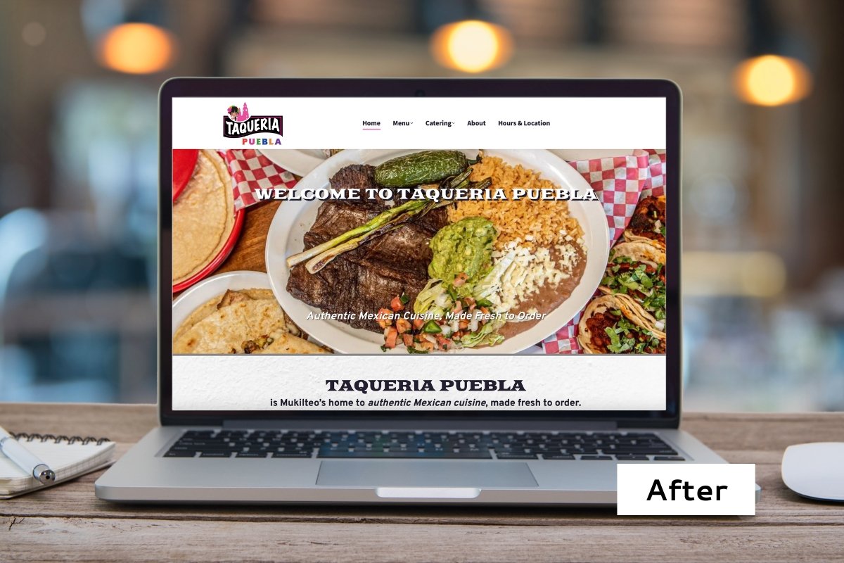 Taqueria Puebla's New Website by Hummingbird Marketing Services