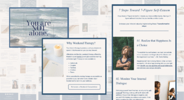 Sample Email Newsletter of Anchor Light Therapy, written and designed by Hummingbird Marketing Services in Seattle