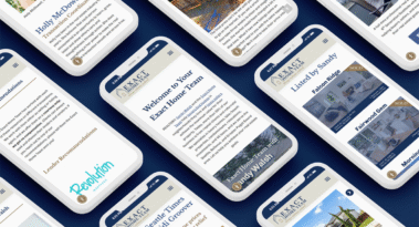 Exact Home Team Website Shown on Mobile, real estate website designed by Hummingbird Marketing Services in Seattle