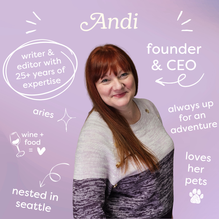 Andi Lucas, Founder & CEO of Hummingbird Marketing Services