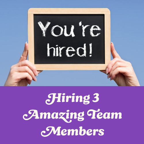 Hiring 3 Amazing Team Members - Andi's Manifestations