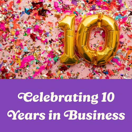 Celebrating 10 Years in Business - Andi's Manifestations