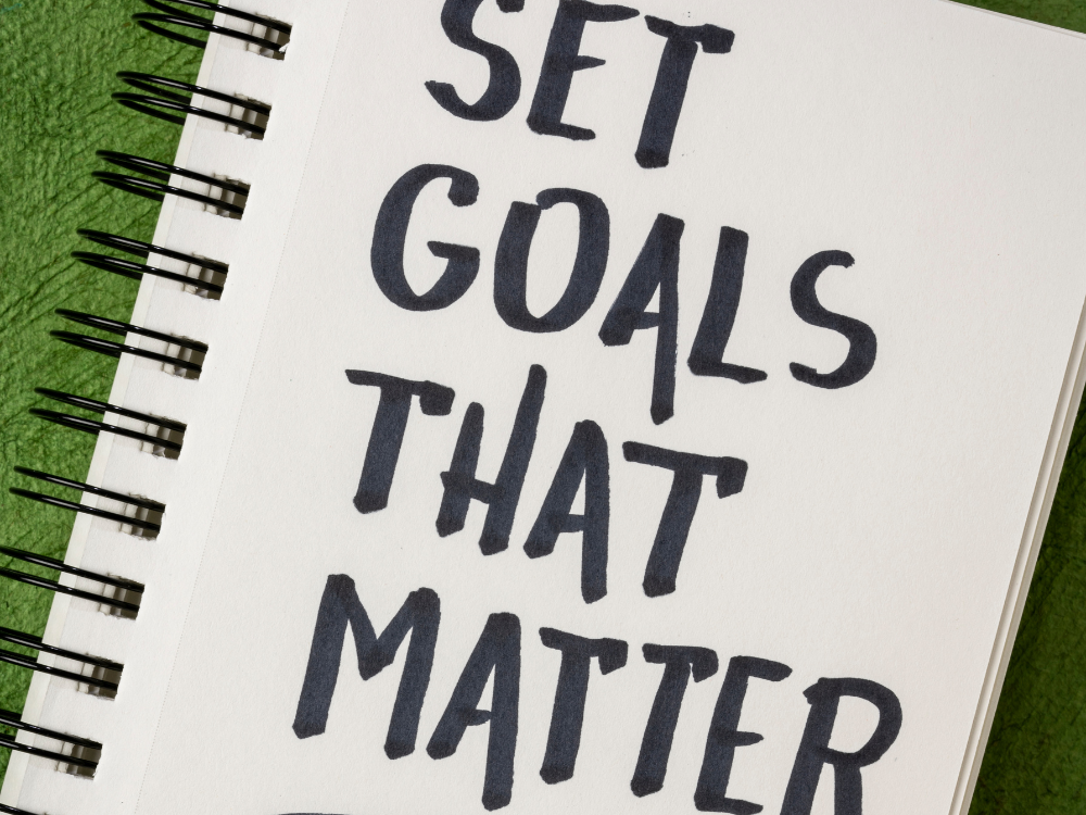 Set goals that matter in both your personal and professional life and incorporate them into your vision board. Set goals that matter in both your personal and professional life and incorporate them into your vision board.