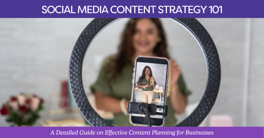 Social Media Content Strategy 101 - For Businesses | Blog Post by Hummingbird Marketing Services